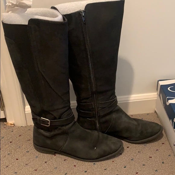 Lucky Brand LK-Ostrand black Gangnam riding boot - Picture 1 of 12